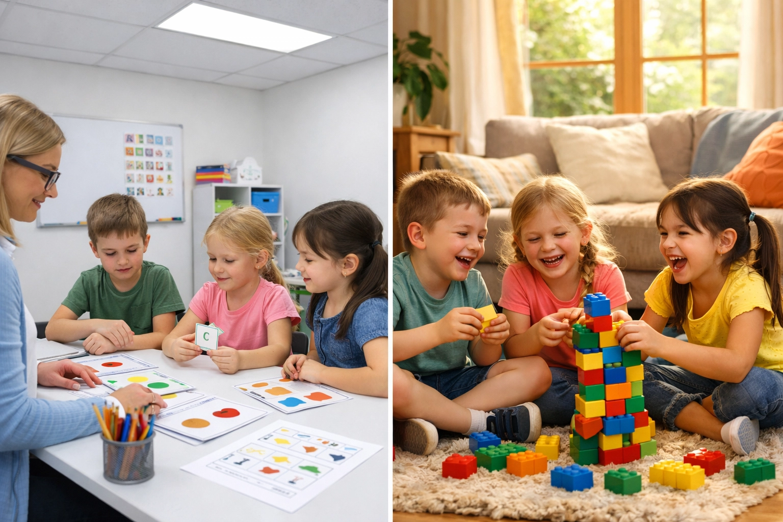 Comparison of traditional ABA therapy setting versus naturalistic social skills group environment