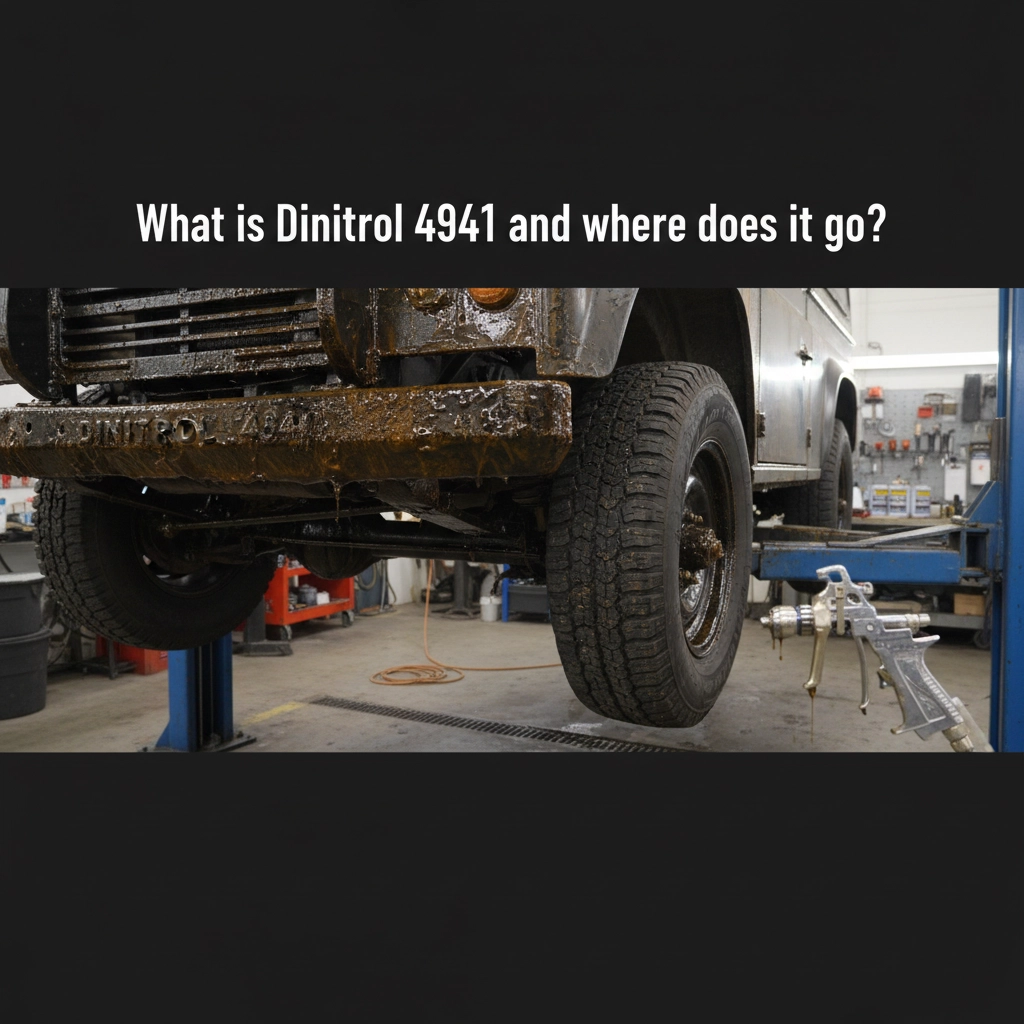 What is Dinitrol 4941 and where does it go?