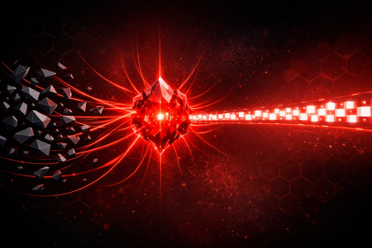 AI agent organizing complex data to streamline digital commerce and automate business transactions.