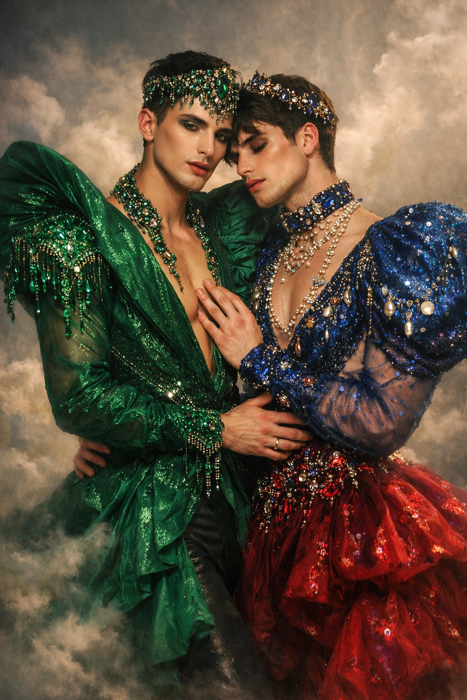 LGBTQ+ fashion celebrating queer identity through avant-garde design