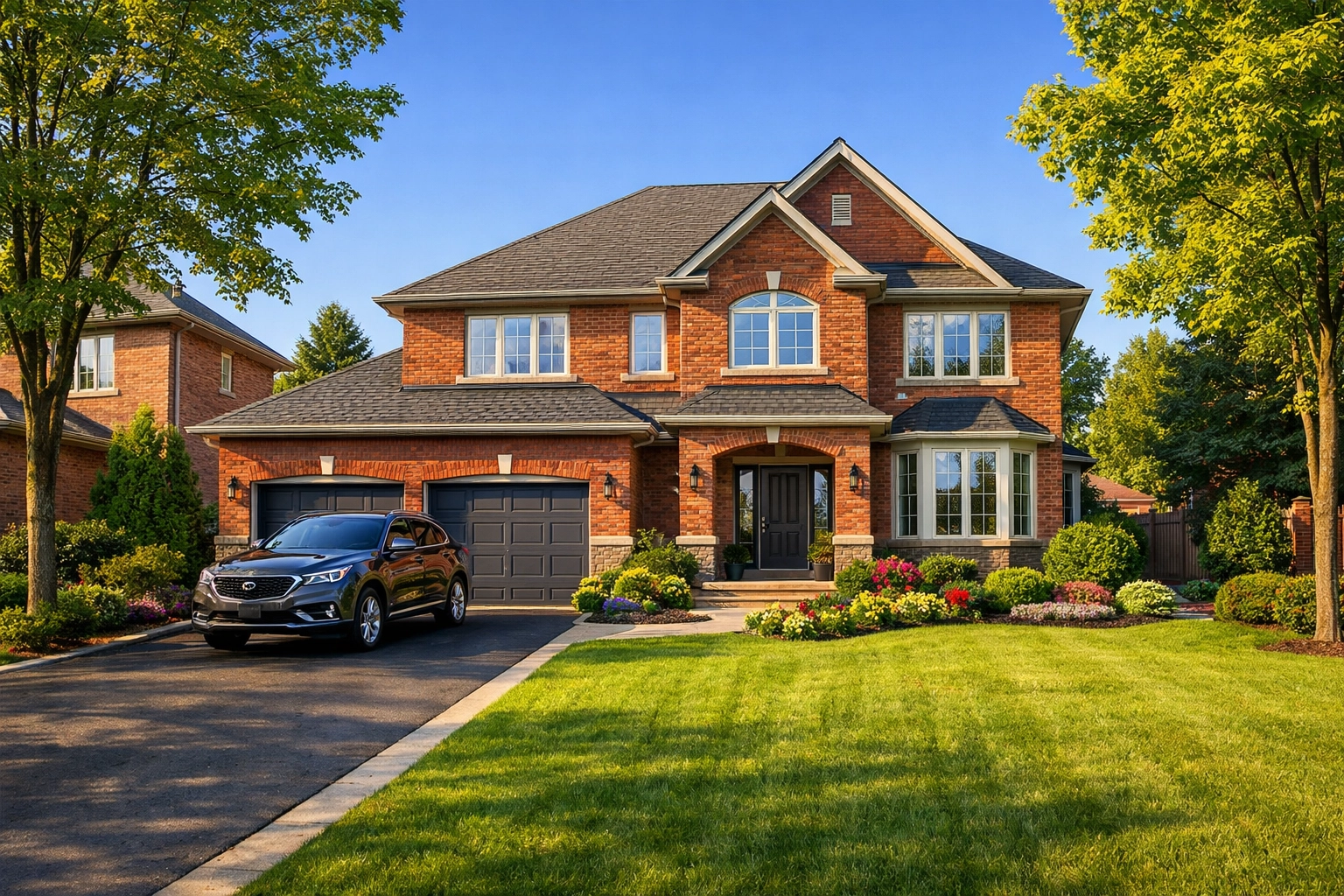 Luxury detached family home in Newmarket, Ontario, representing the competitive local real estate market.