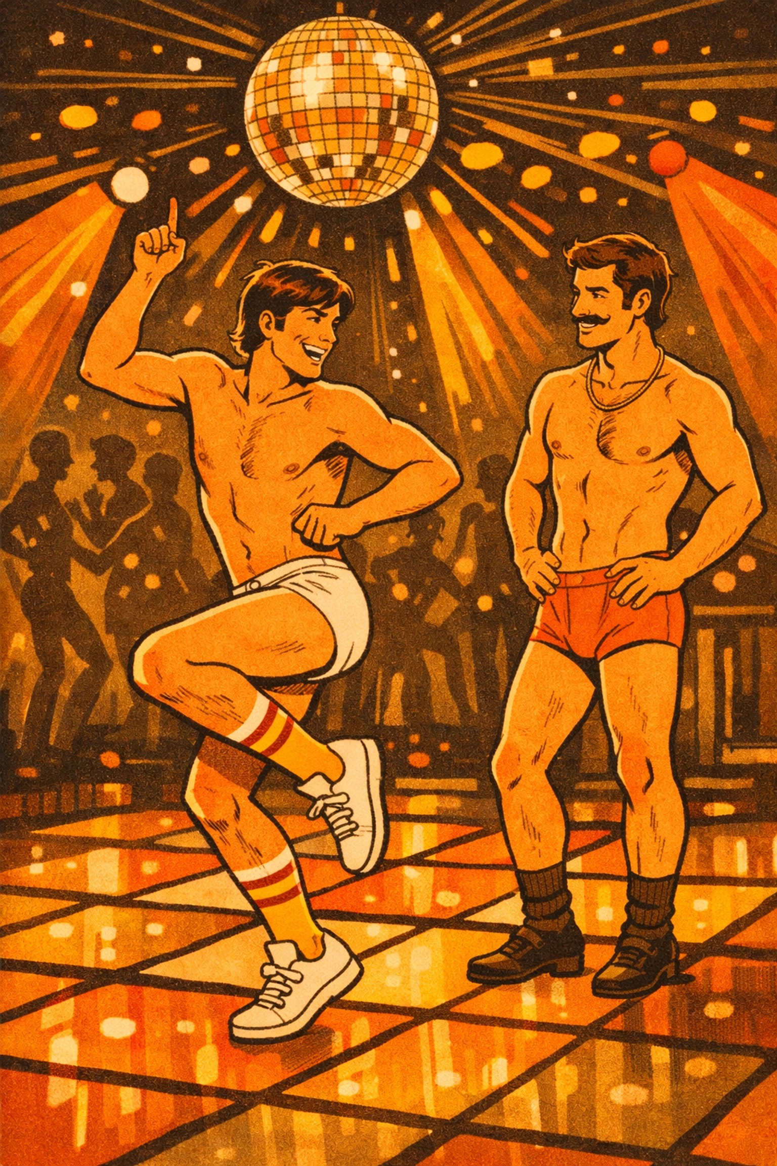 1970s gay disco culture at The End Up featuring dance contest with LGBTQ+ celebration in San Francisco