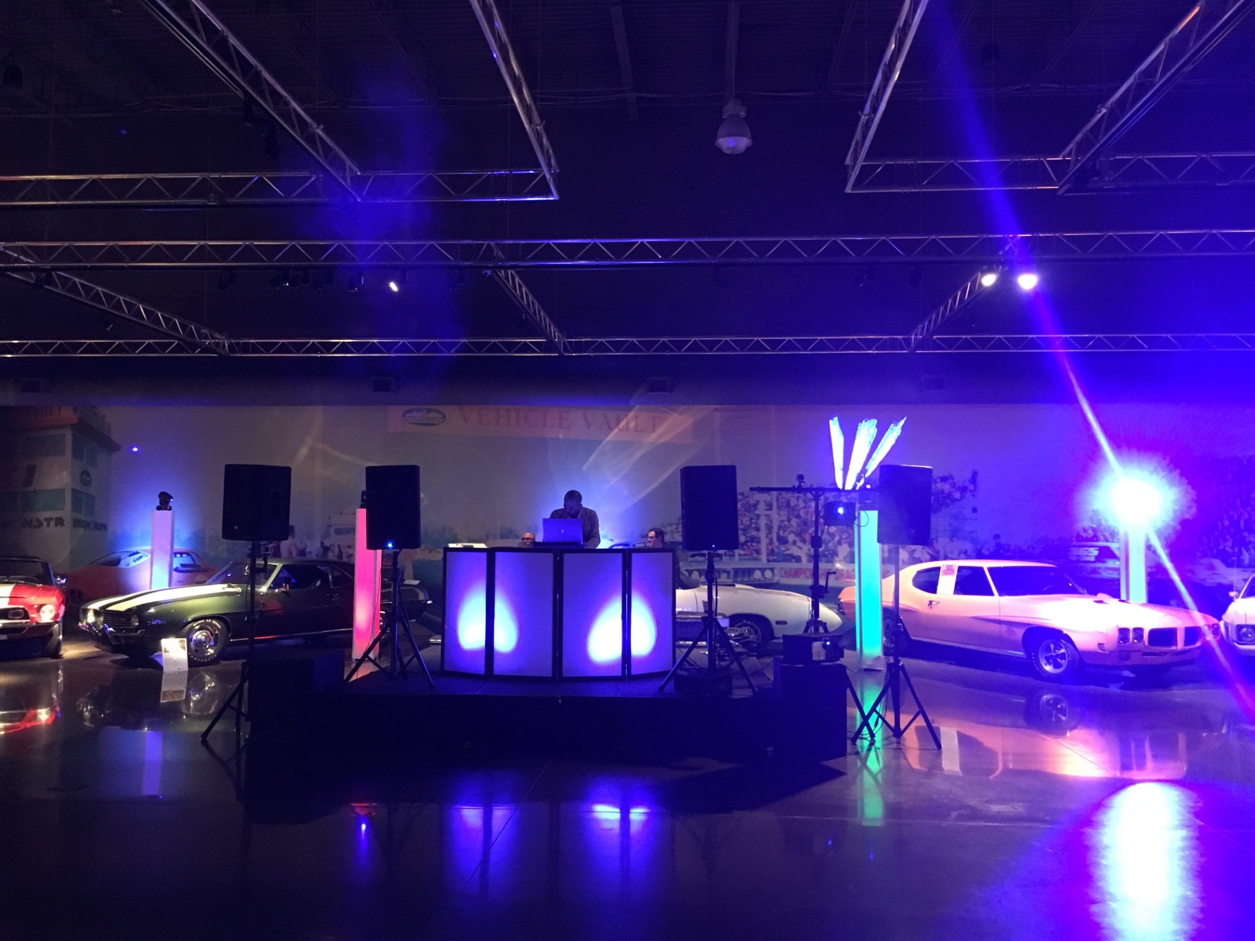 DJ Booth Event Setup
