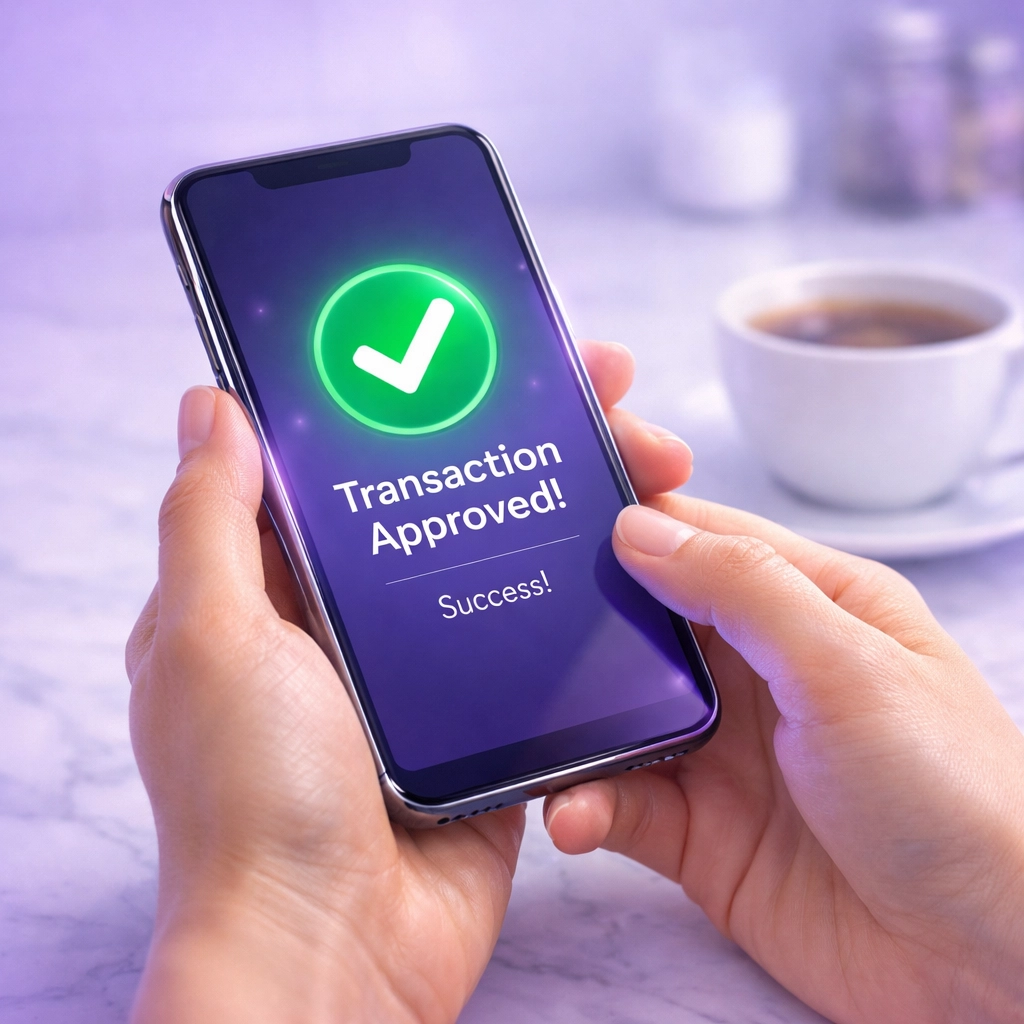 Applying for an emergency loan in Canada on a smartphone with fast e-transfer.