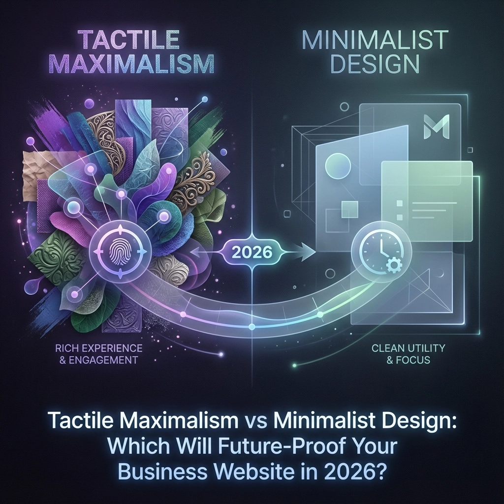 Tactile Maximalism vs Minimalist Design: Which Will Future-Proof Your Business Website in 2026?