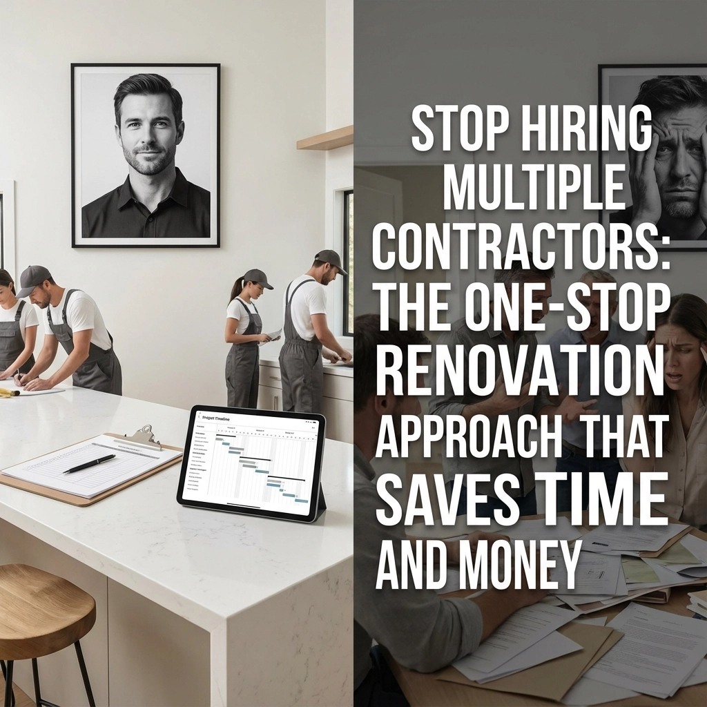 Stop Hiring Multiple Contractors: The One-Stop Renovation Approach That Saves Time and Money