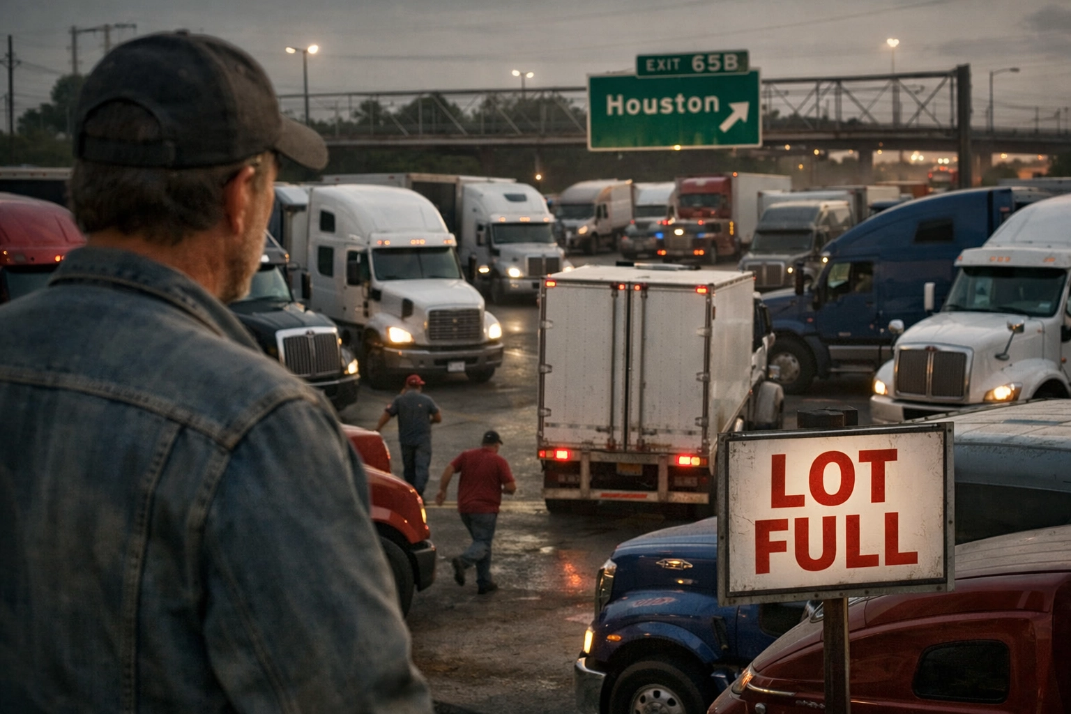 FMCSA Just Confirmed What Houston Truckers Already Know: The Truck Parking Hunger Games Are Real