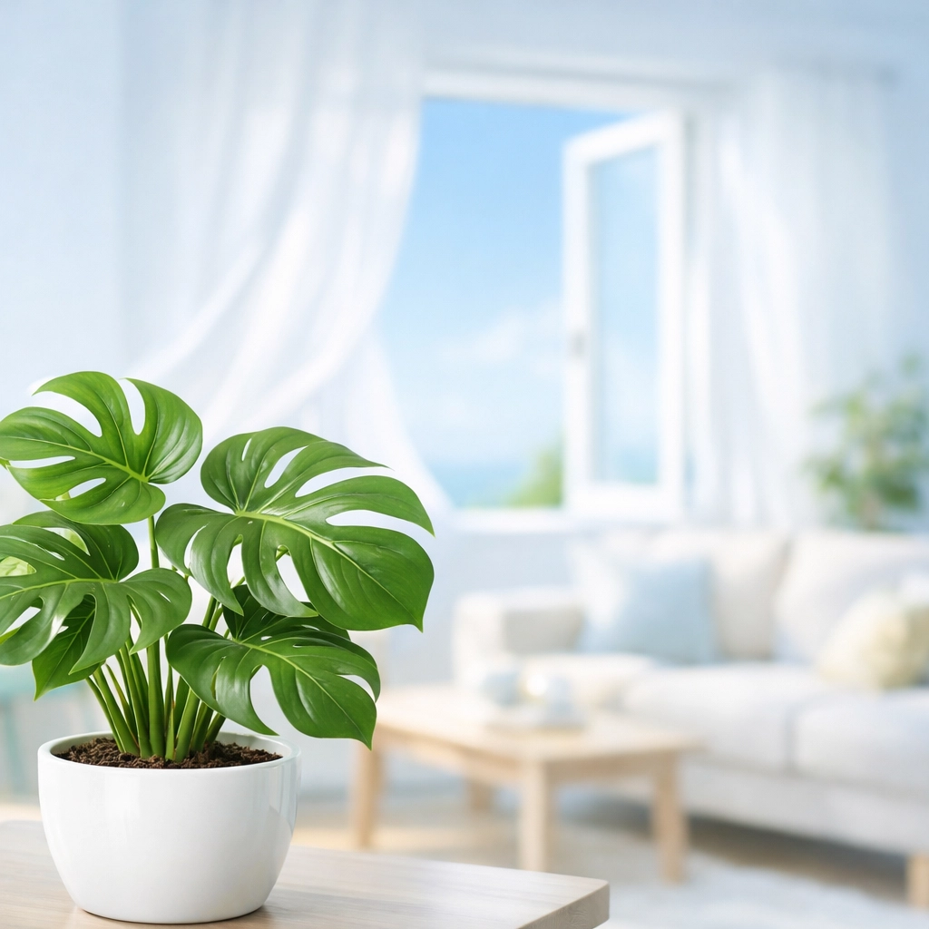 Fresh, allergen-free living room with open windows after a professional house cleaning in Waterloo Iowa.