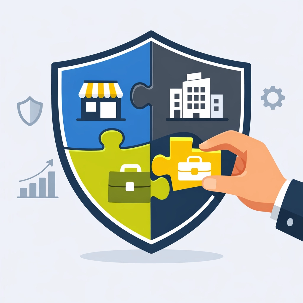 Business entity puzzle representing tax preparation strategies for small businesses in New Haven.