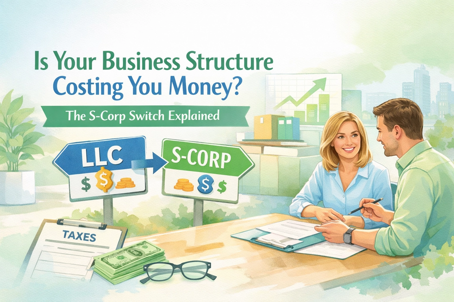 [HERO] Is Your Business Structure Costing You Money? The S-Corp Switch Explained