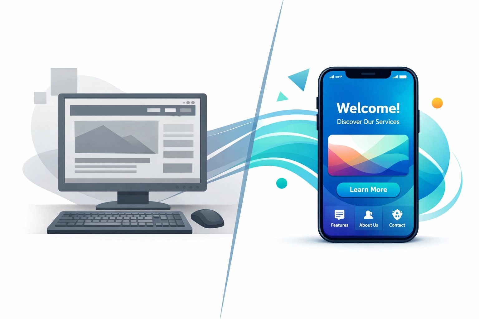 Comparison of desktop and mobile-optimized websites for Saskatoon small business marketing