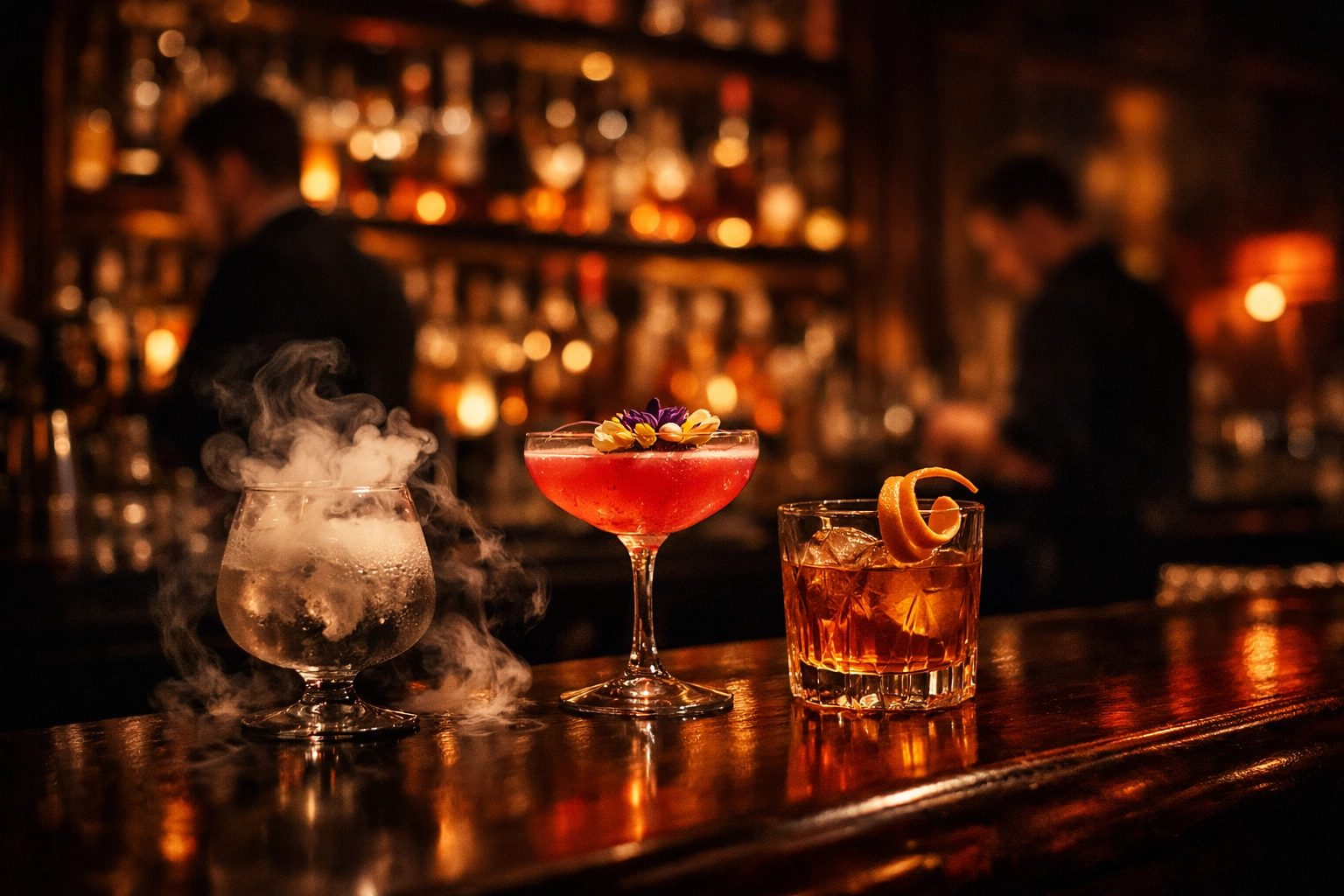 Craft cocktails at an intimate Arts District bar in Las Vegas
