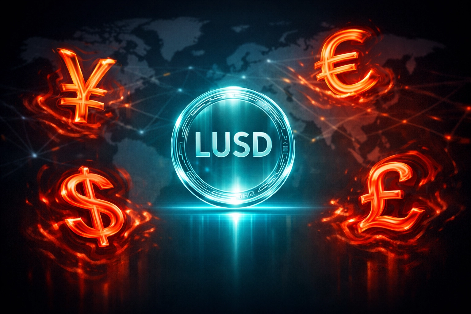 LUSD stablecoin providing price stability compared to volatile traditional currencies