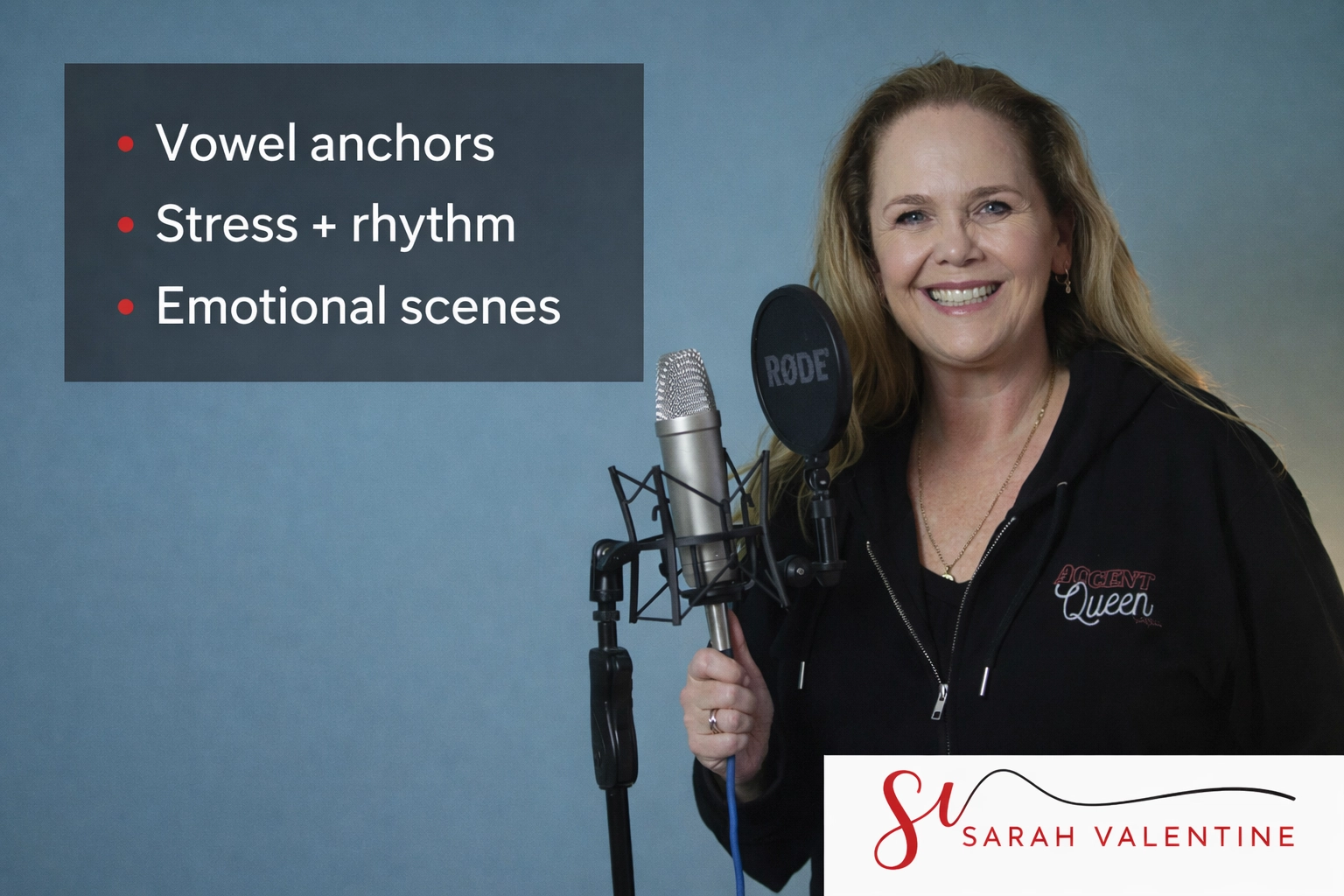 Actor coaching essentials: vowel anchors, stress and rhythm, emotional-scene consistency