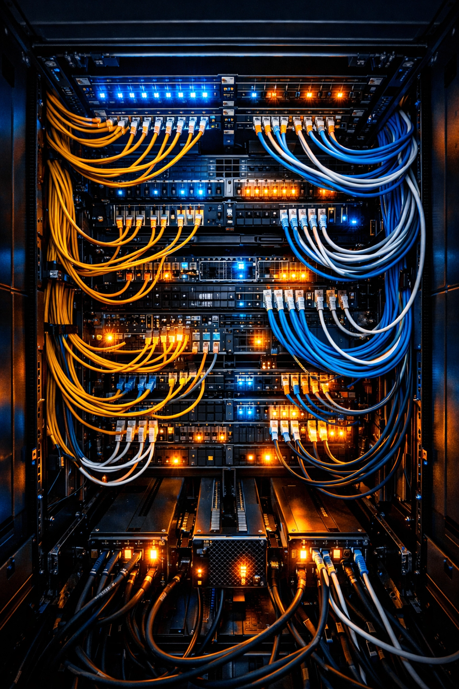 Server infrastructure for Magento 2 e-commerce showing technical complexity and control