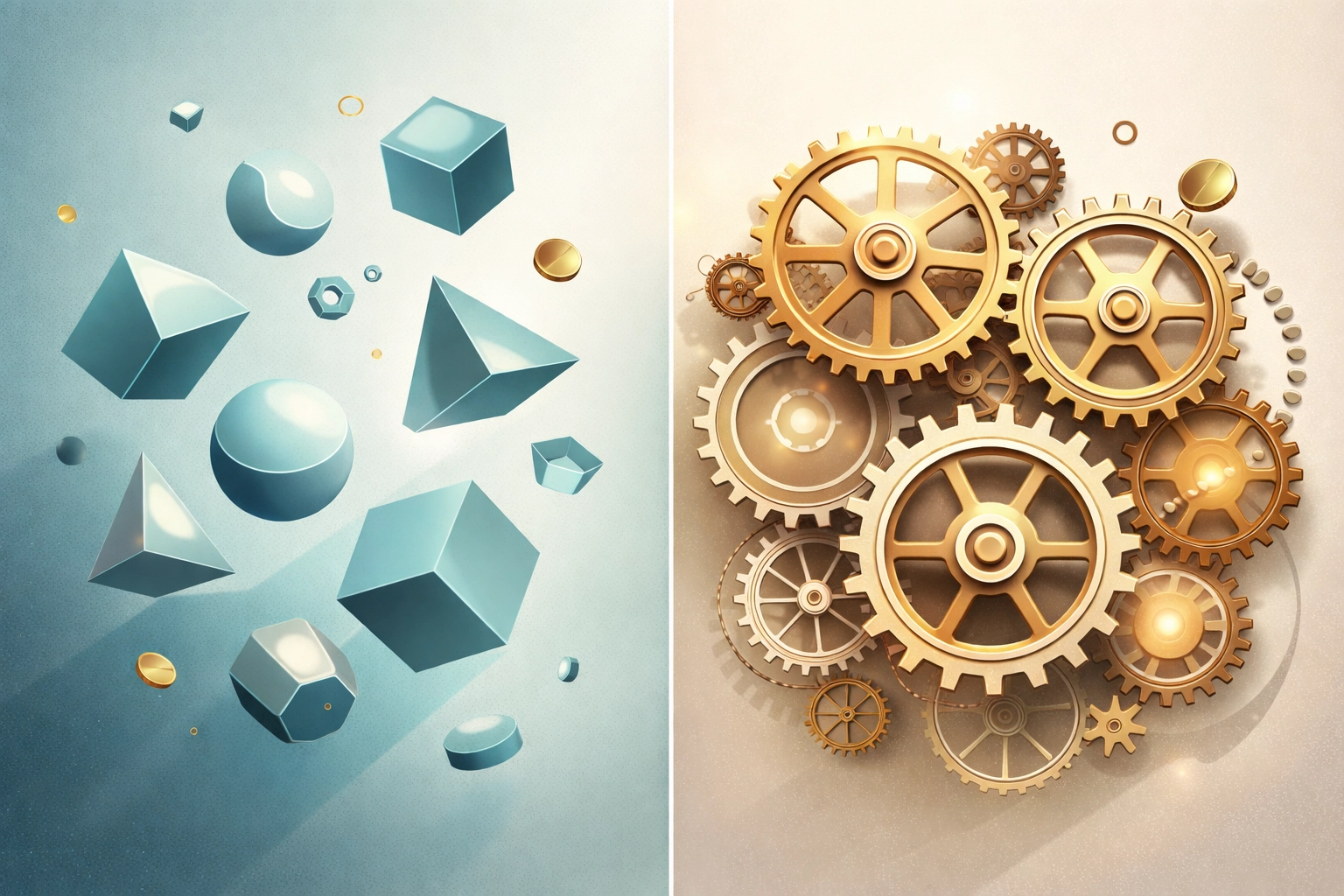Illustration of diversifiers and enhancers representing alternative investment strategies in a balanced portfolio