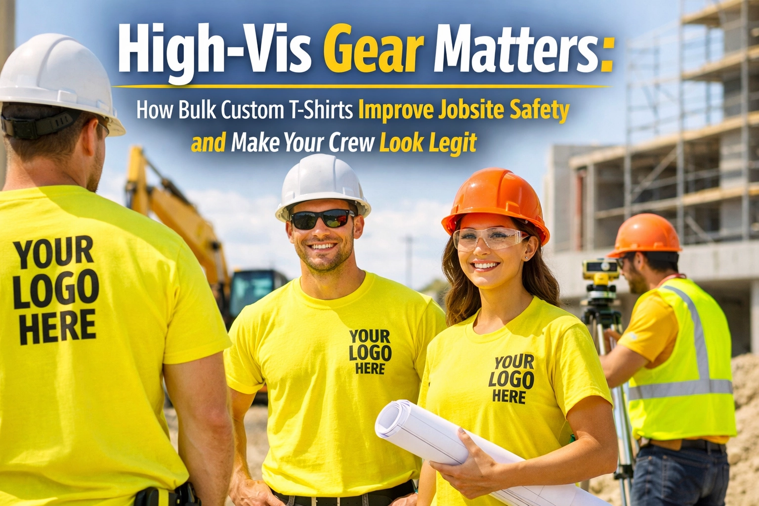 [HERO] High-Vis Gear Matters: How Bulk Custom T-Shirts Improve Jobsite Safety and Make Your Crew Look Legit