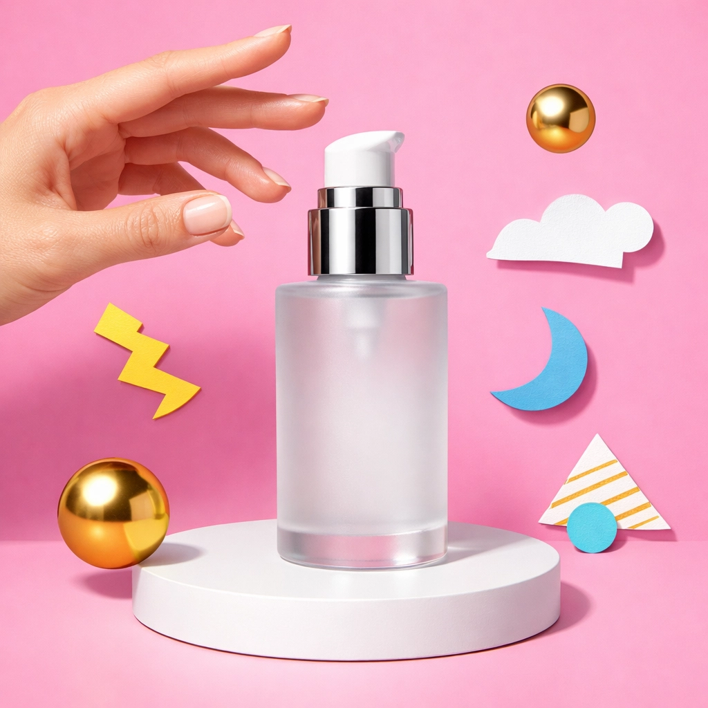 Premium ESPA facial serum in a frosted glass bottle, ready for quick clearance shopping.