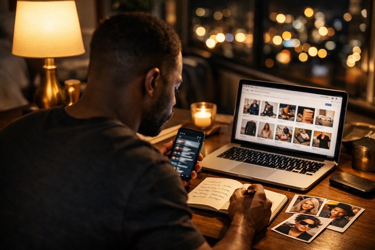 Why Sonny’s Spotlight on Black Icons Will Change the Way You Buy Black Sonny curating Black icon spotlights on laptop, inspiring Buyblack shopping at Black Wall Streets