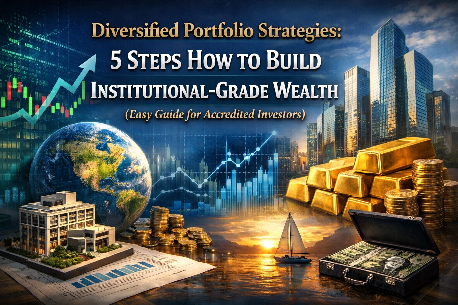 [HERO] Diversified Portfolio Strategies: 5 Steps How to Build Institutional-Grade Wealth (Easy Guide for Accredited Investors)