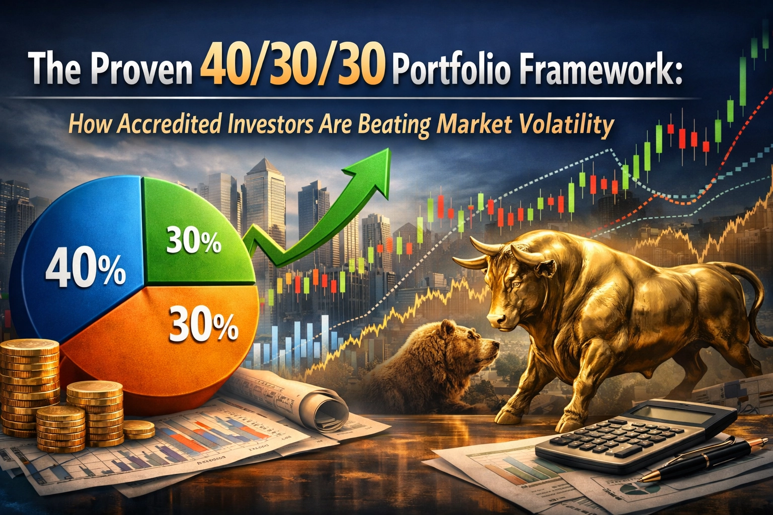 [HERO] The Proven 40/30/30 Portfolio Framework: How Accredited Investors Are Beating Market Volatility
