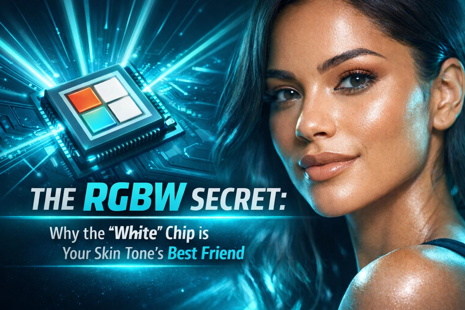 [HERO] The RGBW Secret: Why the 'White' Chip is Your Skin Tone's Best Friend