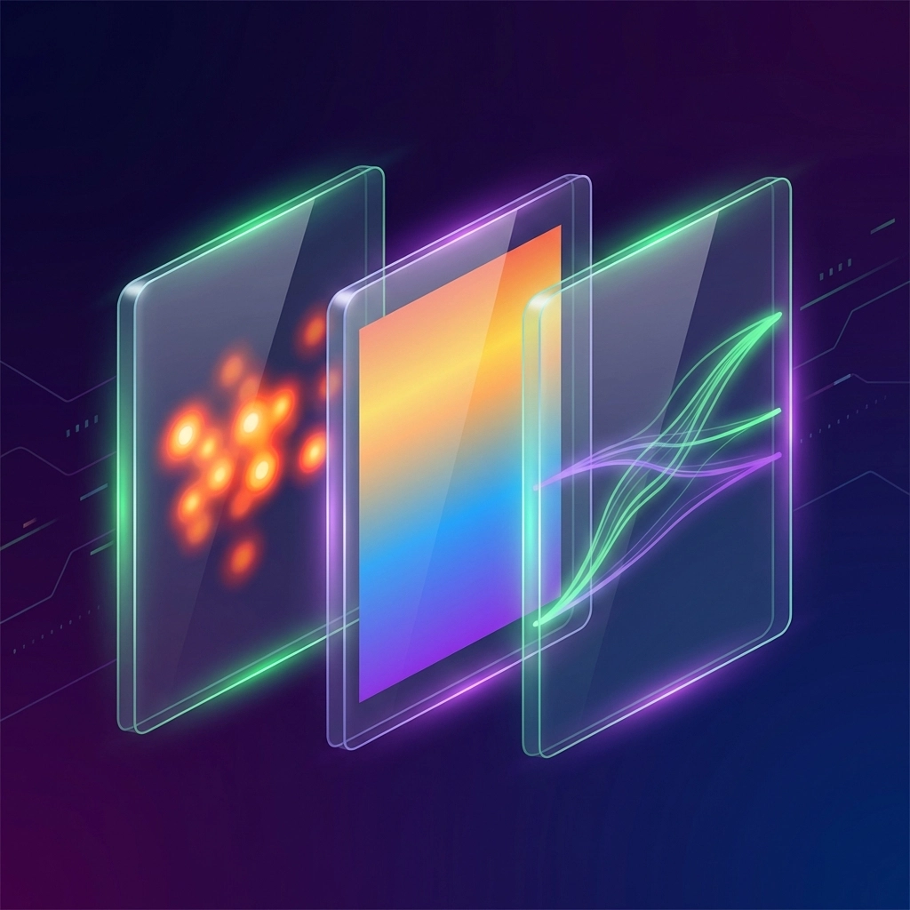 Three types of website heat maps, click, scroll, and movement, visually compared for UX optimization.