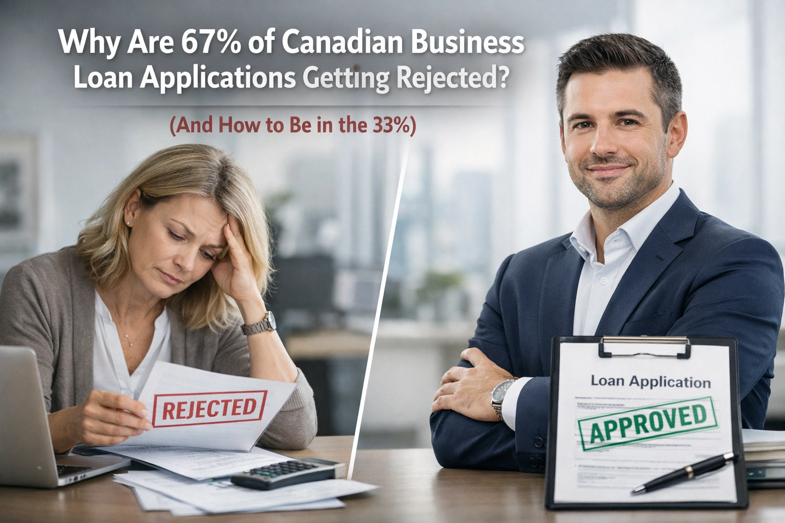 [HERO] Why Are 67% of Canadian Business Loan Applications Getting Rejected? (And How to Be in the 33%)