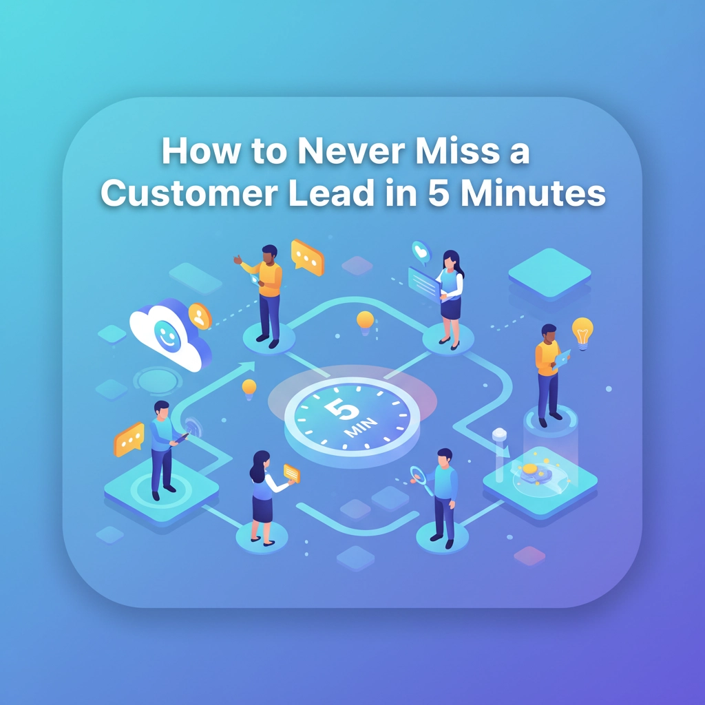 How to Never Miss a Customer Lead in 5 Minutes