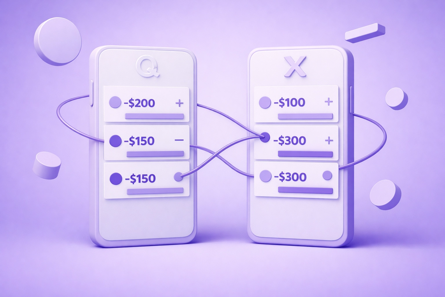 QuickBooks Online and Xero bank feed comparison showing transaction sync between platforms