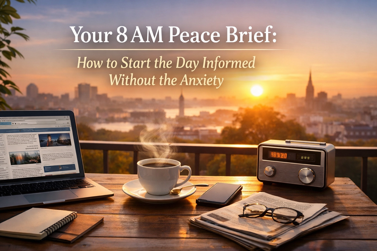 [HERO] Your 8 AM Peace Brief: How to Start the Day Informed Without the Anxiety