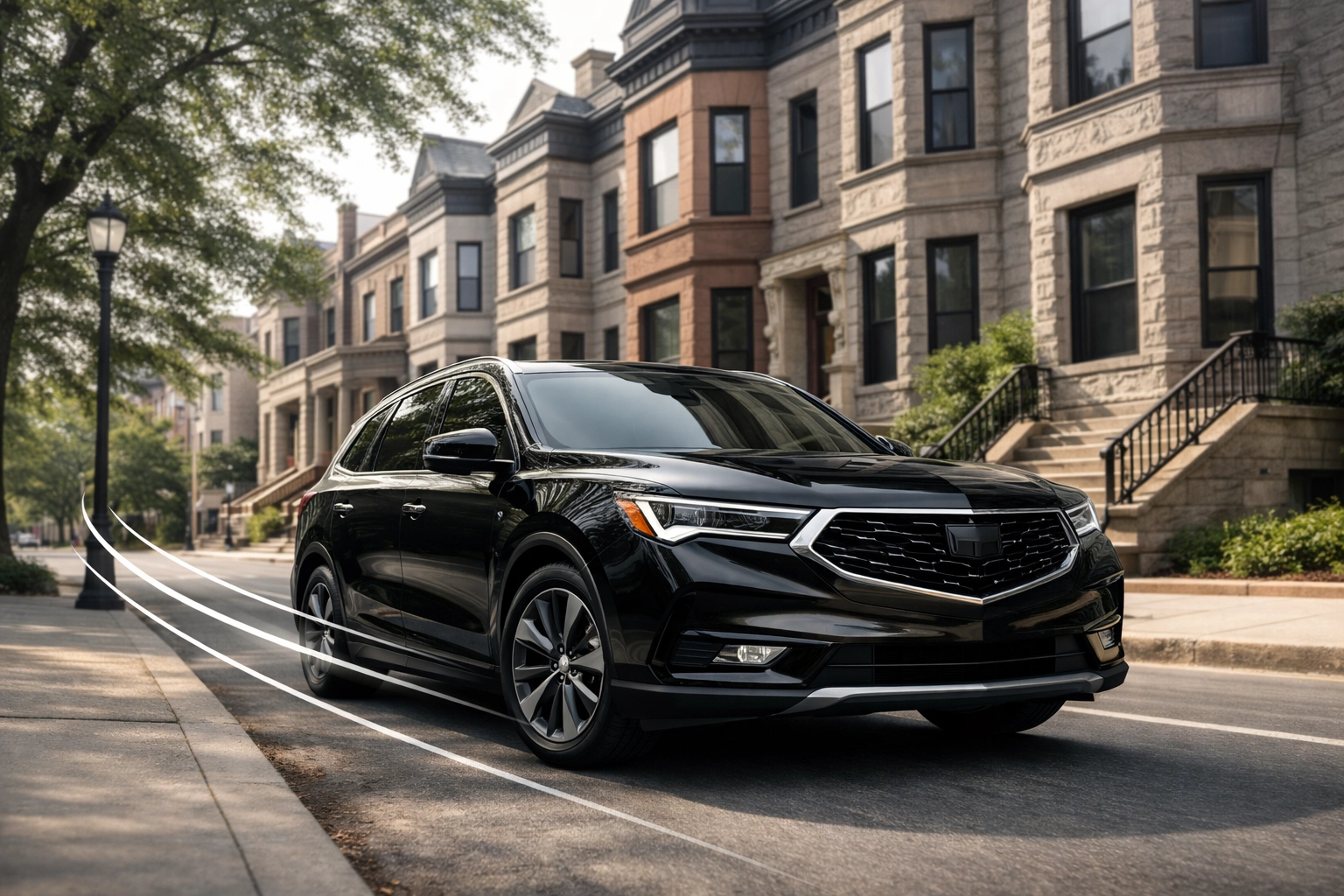 Mobile DNA testing concierge vehicle providing convenient service in a Chicago neighborhood.