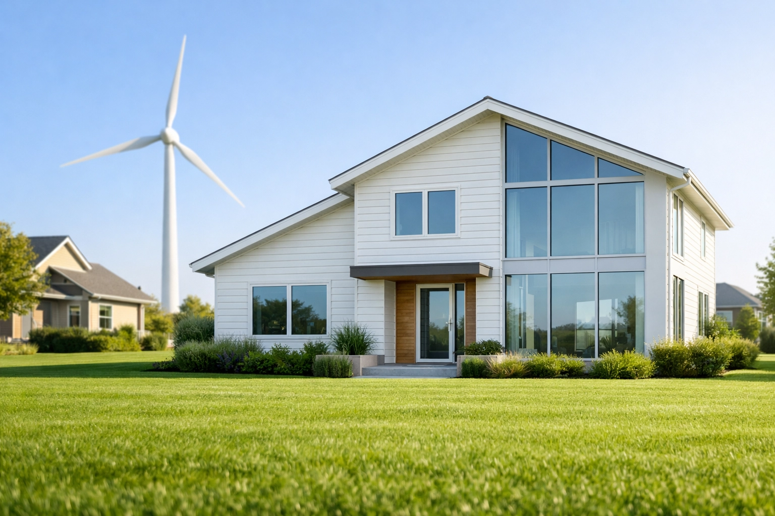 Modern suburban home in Oklahoma representing economic stability and strong rental demand for property investors.