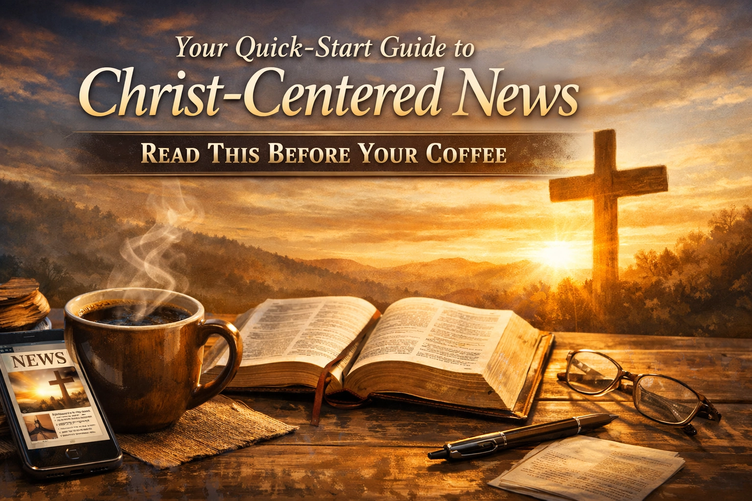 [HERO] Your Quick-Start Guide to Christ-Centered News: Read This Before Your Coffee