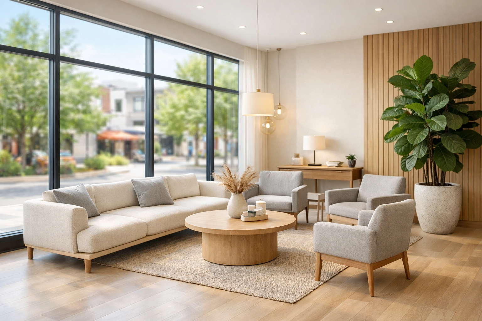 Modern condominium lobby in Saskatoon illustrating high property value and proactive board management.