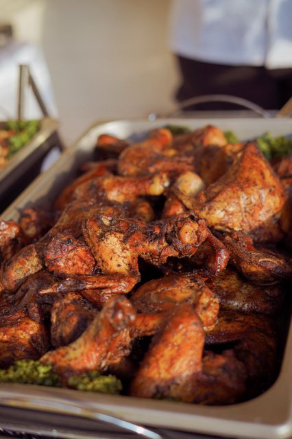 Daddy's Girl Catering BBQ Chicken Chafing Dish