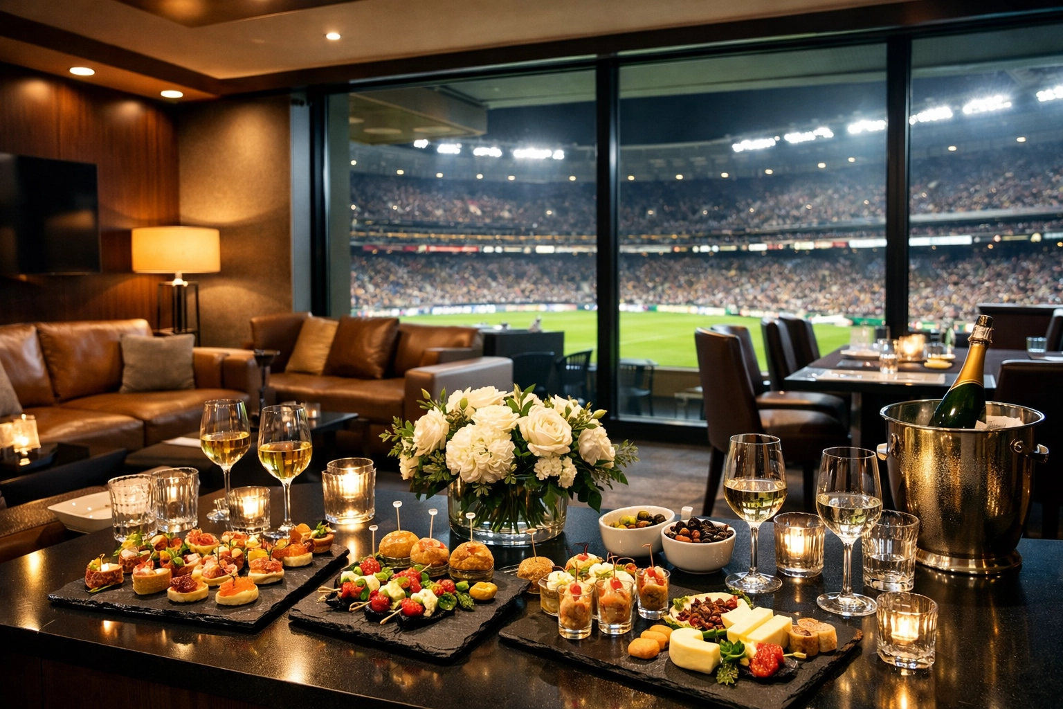 PRESS RELEASE: The Complete Super Bowl Corporate Travel System – USA Entertainment Travel Announces Integrated Transportation, Security, and Hospitality Solution for Executive Teams Premium luxury suite at stadium for Super Bowl corporate hospitality and client entertainment