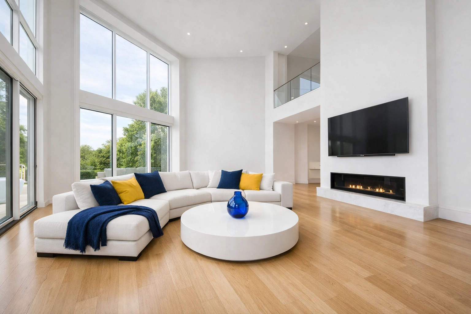 Immaculate living room floors in Carlisle, showcasing the 'Ninja-clean' feel of weekly house cleaning.