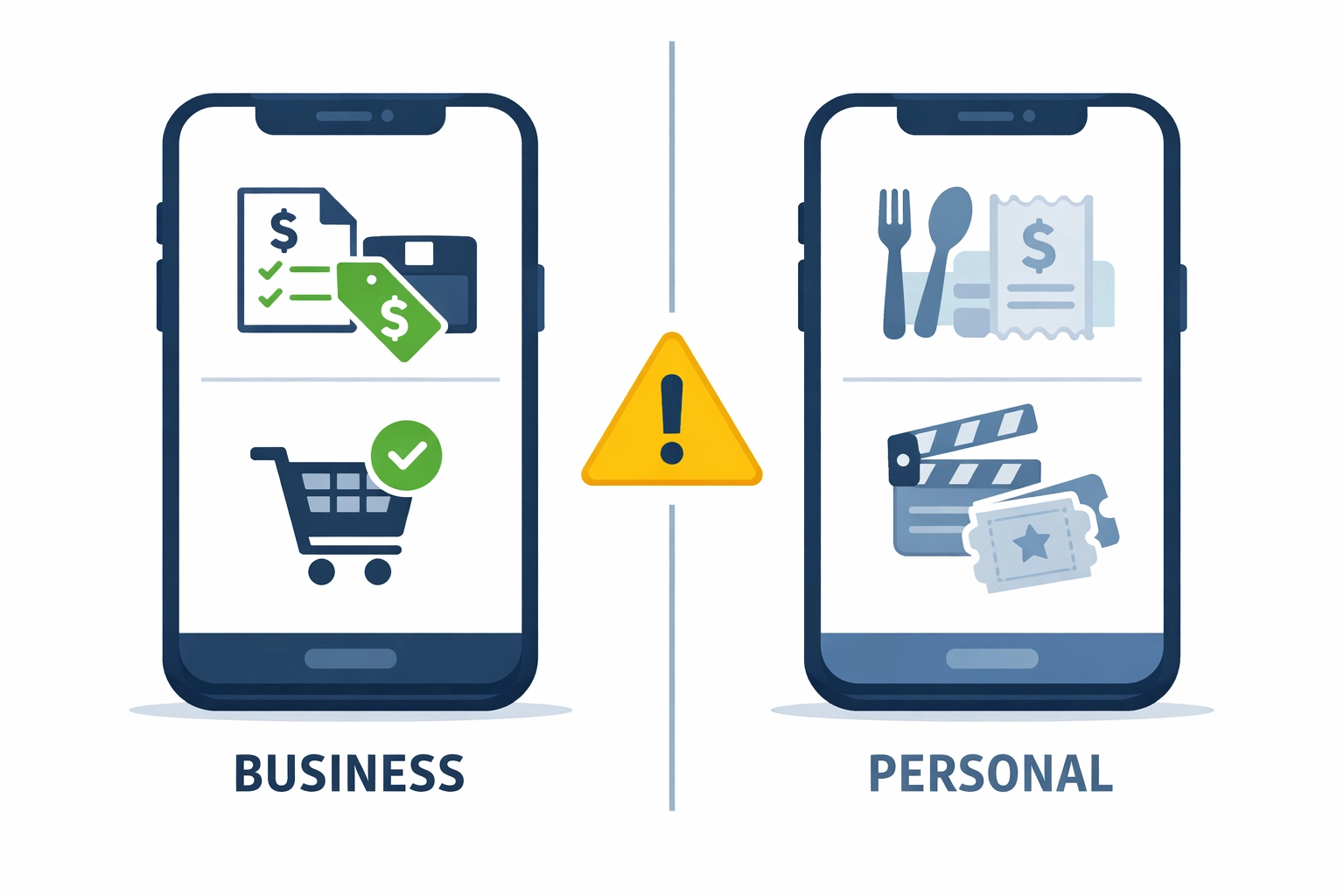 Separate business and personal payment app accounts for proper tax compliance