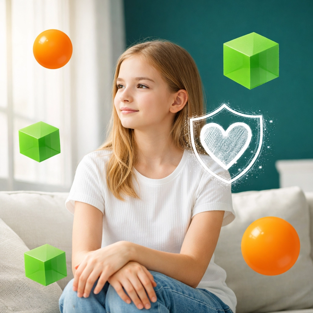 Confident young girl demonstrating spiritual resilience taught in the Complete Life Skills Platform.