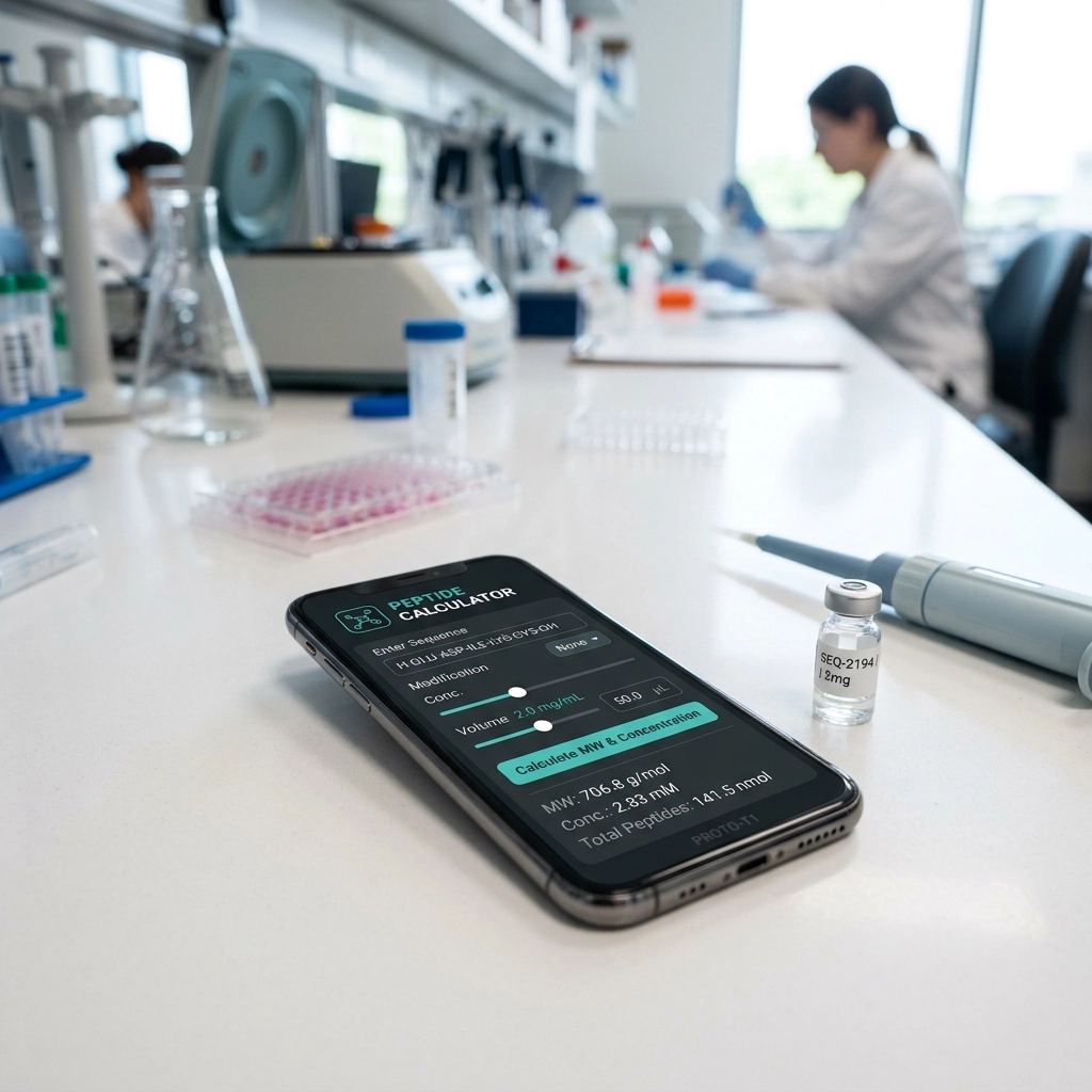 Peptide Calculator Interface