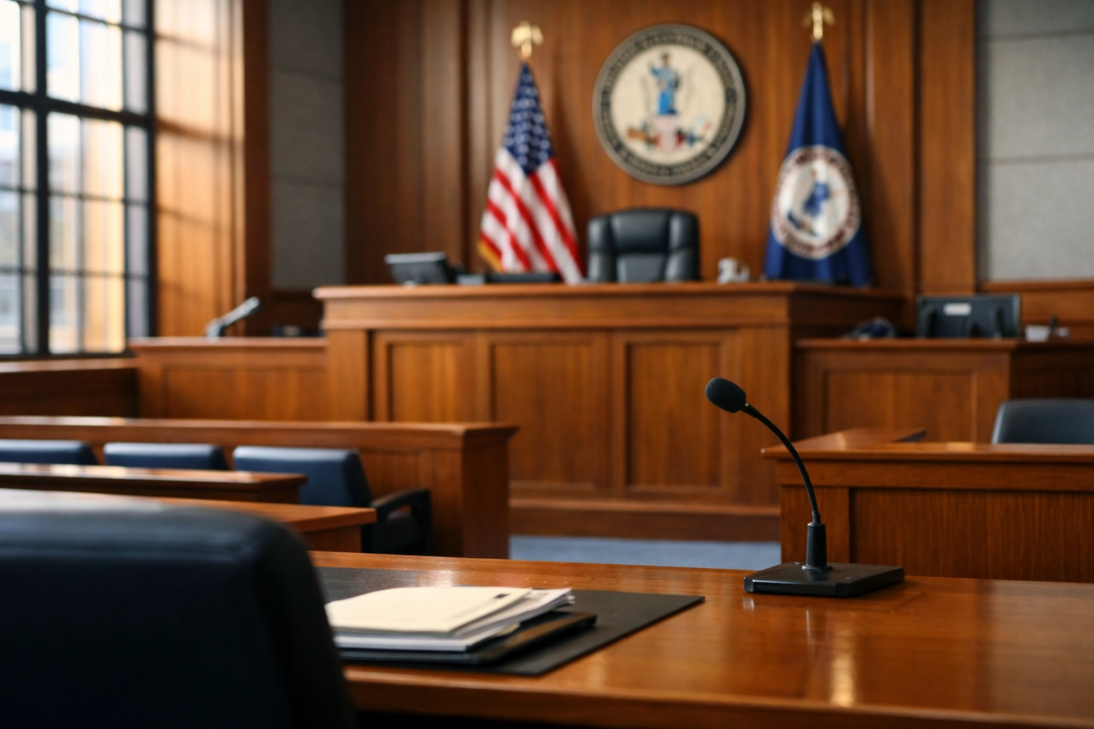 Virginia Beach courtroom where Coastal Virginia Law handles custody cases