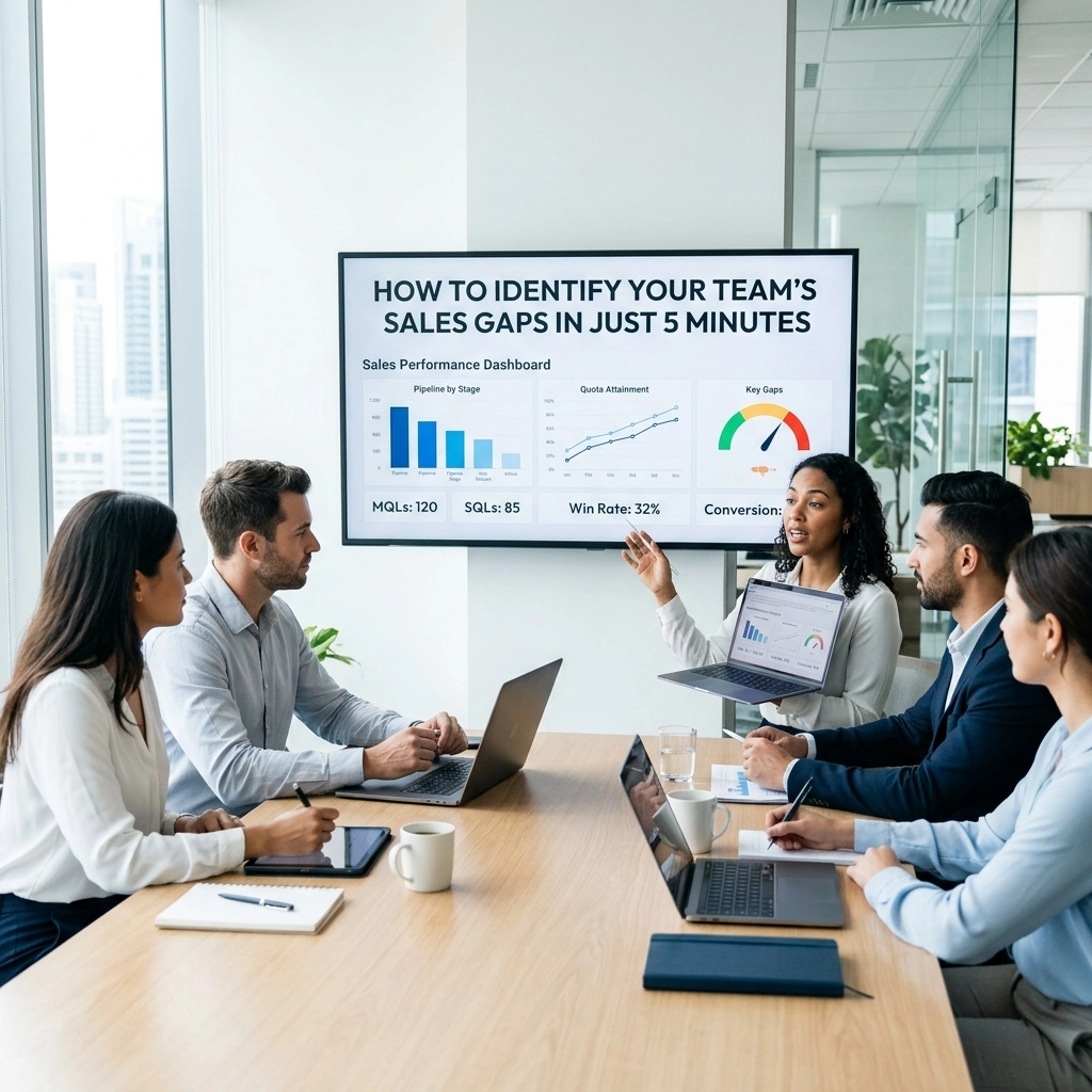 [HERO] How to Identify Your Team’s Sales Gaps in Just 5 Minutes