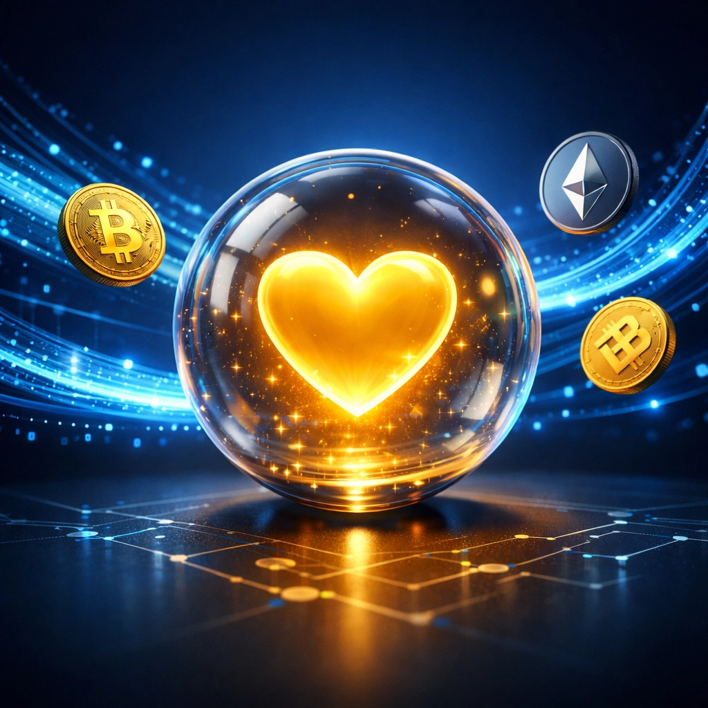 Blockchain technology combining charitable giving with cryptocurrency payments through automated smart contracts