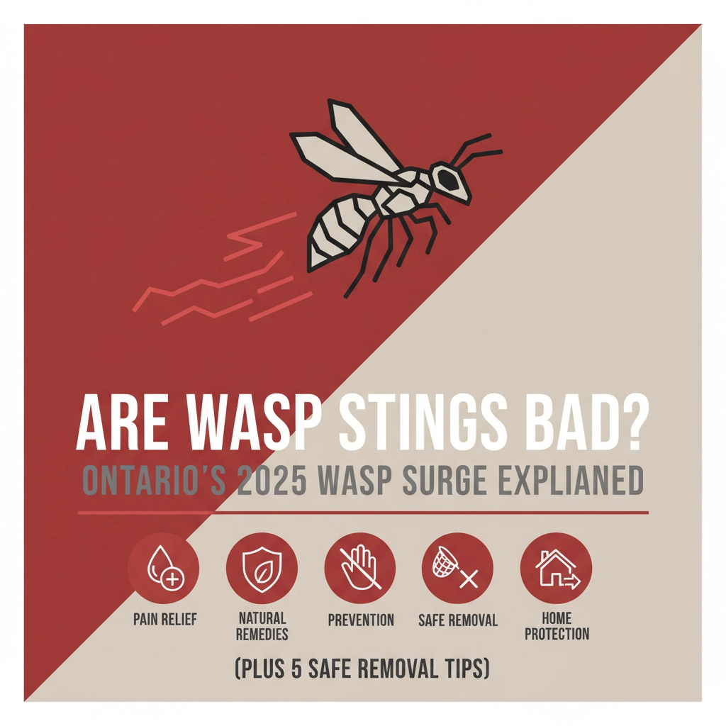 Are Wasp Stings Bad? Ontario's 2025 Wasp Surge Explained (Plus 5 Safe Removal Tips)