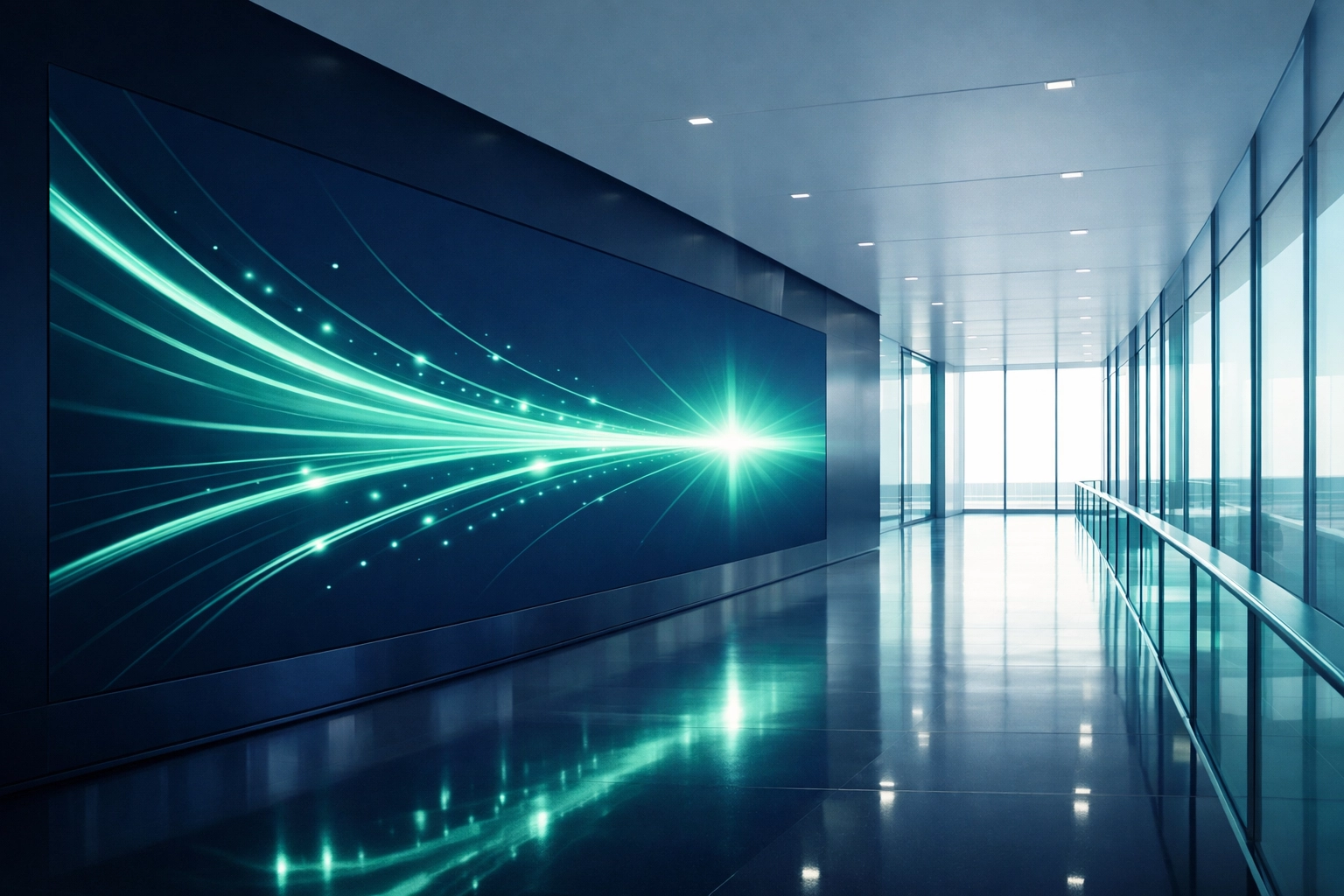 Abstract timeline in a corporate office illustrating the best time for a business gas comparison.
