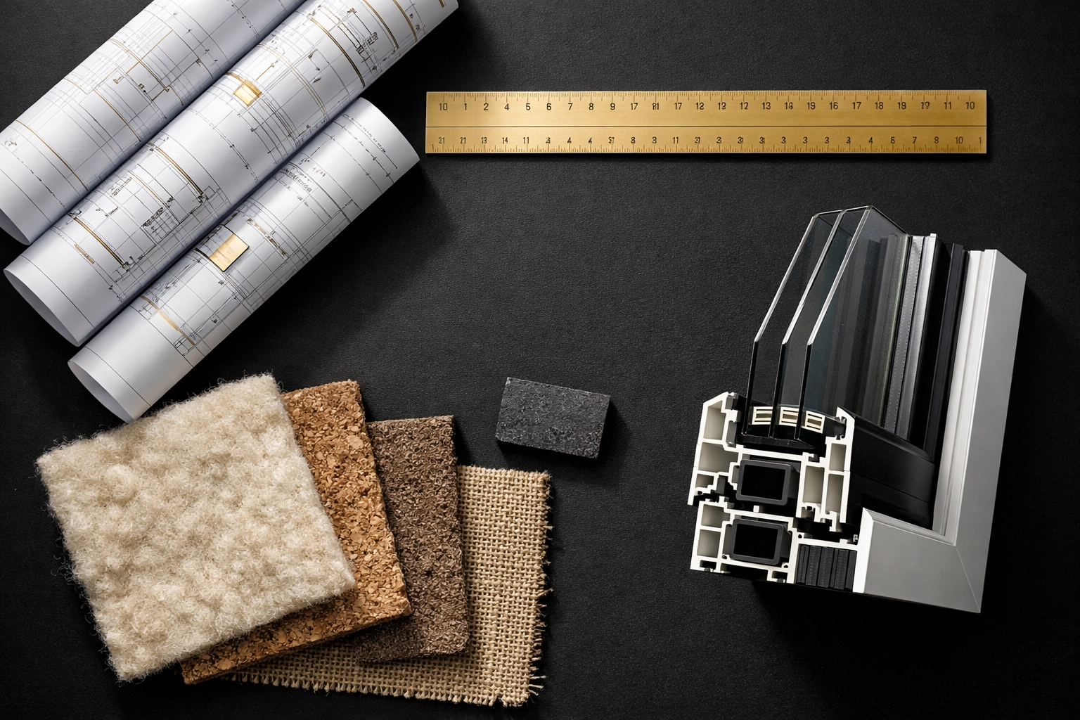 Building materials and blueprints for EPC energy efficiency assessment