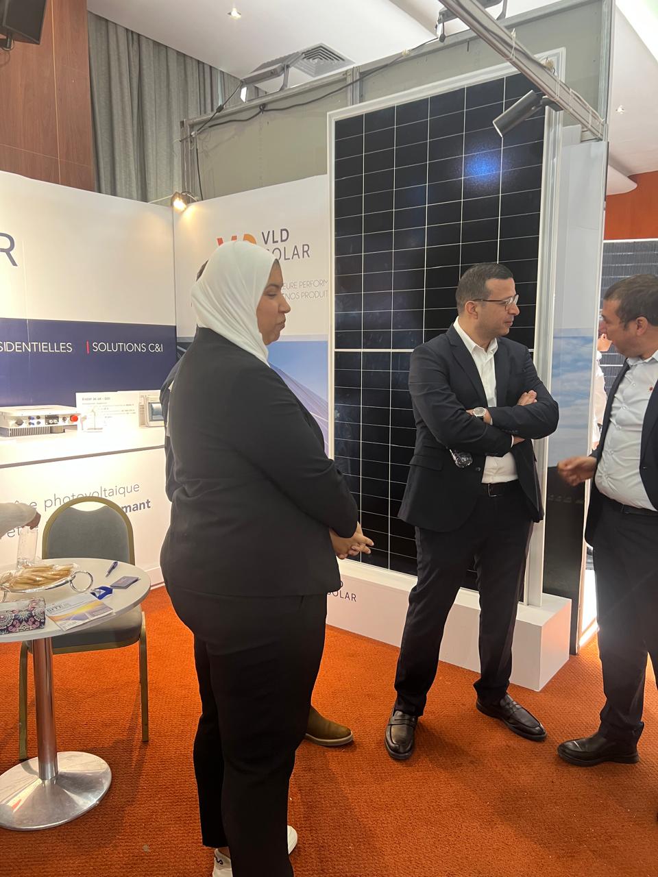 Discussions au stand