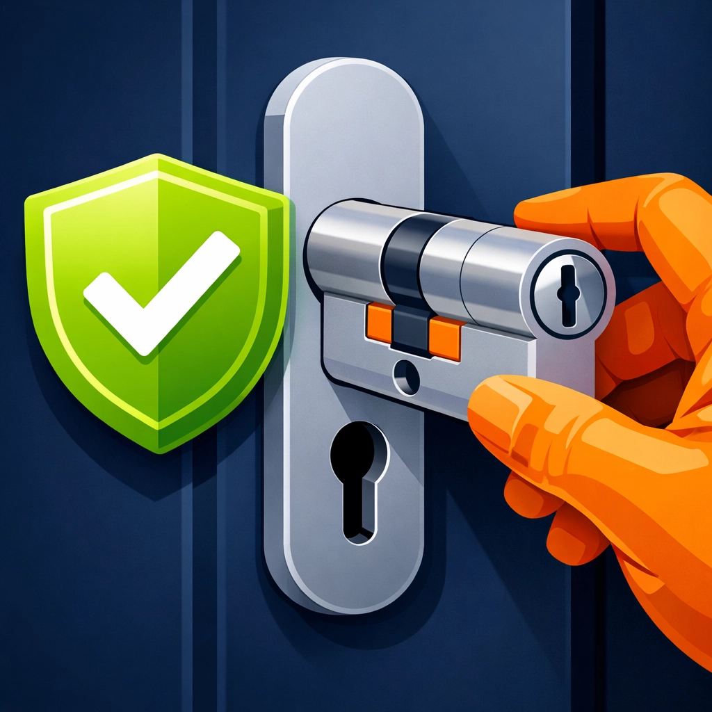 Expert installation of anti-snap lock cylinders to prevent break-ins at Bristol residential properties.