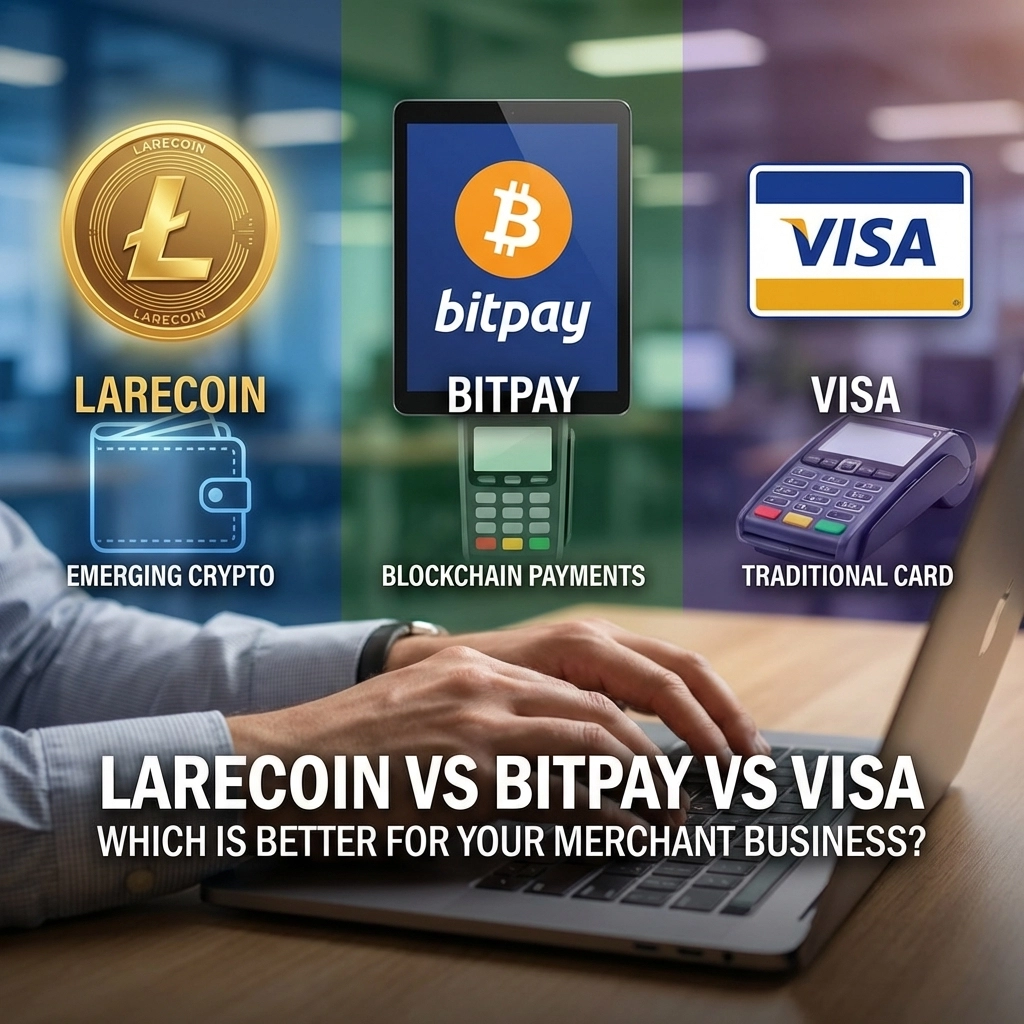 [HERO] Larecoin Vs BitPay Vs Visa: Which Is Better For Your Merchant Business?